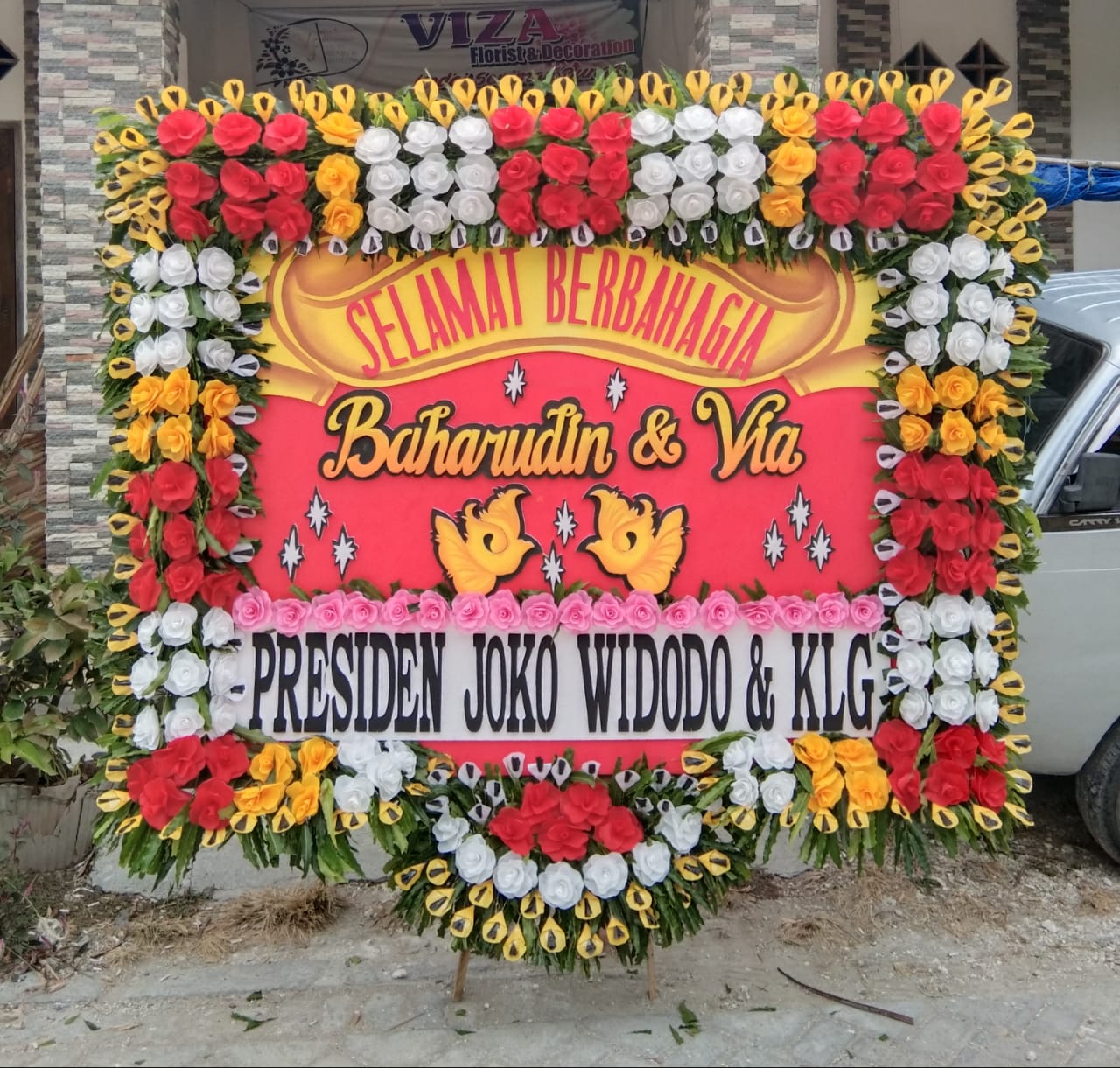 Bunga Papan Banner